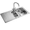 Picture of Rangemaster Houston 1-5 HS9852 Stainless Steel Sink