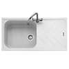Picture of Caple Veis 100 Chalk White Granite Sink