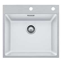 Picture of Blanco Subline 500-IF/A Steel Frame White Silgranit Sink