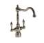 Picture of Abode: Abode Bayenne Dual Lever Pewter Tap AT3026