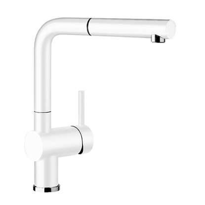 Picture of Blanco: Blanco Linus-S Pull Out White Tap