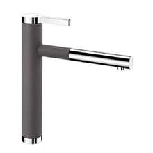 Picture of Blanco Linee-S Pull Out Rock Grey Tap