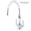 Picture of Perrin & Rowe Oberon 4861 Polished Nickel  Tap