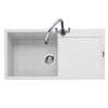 Picture of Caple Canis 100 Chalk White Granite Sink