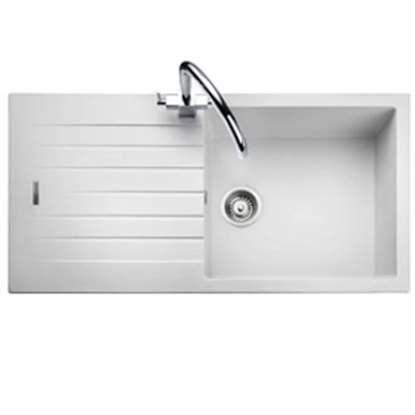 Picture of Rangemaster: Rangemaster Andesite AND1051 Crystal White Igneous Sink