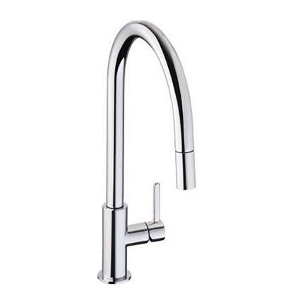 Picture of Abode: Abode Althia Pull Out Chrome Tap AT1260