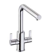 Picture of Abode Althia Twin Lever Chrome Tap AT1256
