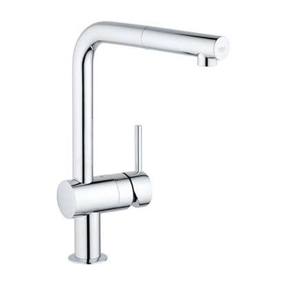 Picture of Grohe: Grohe Minta 32168000 Pull Out Chrome Tap