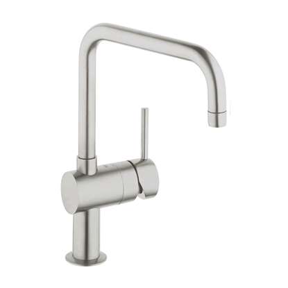Picture of Grohe: Grohe Minta 32488DC0 Single Lever Super Steel Tap