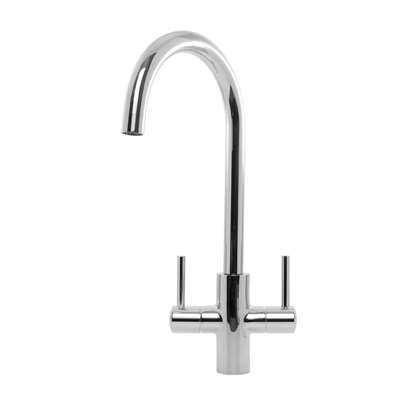 Caple Caple SL6/CH Single Lever Design Tap in Polished Chrome with Flexible Tap Tails 