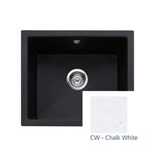 Picture of Caple Leesti 600 Chalk White Granite Sink And Washington Tap Pack