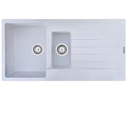 Picture of Reginox: Reginox Harlem 15 Pure White Granite Sink