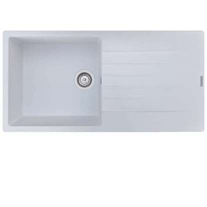 Picture of Reginox: Reginox Harlem 10 Pure White Granite Sink