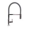 Picture of The 1810 Company Spirale Chrome And Anthracite Flexible Spout Tap