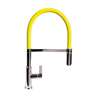 Picture of The 1810 Company Spirale Chrome And Yellow Flexible Spout Tap