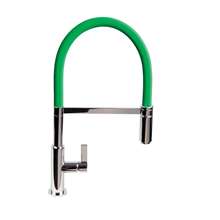 Picture of The 1810 Company Spirale Chrome And Green Flexible Spout Tap