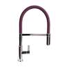 Picture of The 1810 Company Spirale Chrome And Wine Flexible Spout Tap