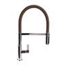 Picture of The 1810 Company Spirale Chrome And Chocolate Flexible Spout Tap