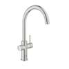 Picture of Grohe Red Duo 30058DC1 Brushed Steel Hot Water Tap