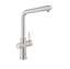 Picture of Grohe: Grohe Blue Home 31454DC1 Brushed Steel Tap
