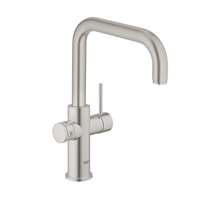 Picture of Grohe Blue Home 31456DC1 Brushed Steel Tap