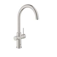 Picture of Grohe Blue Home 31455DC1 Brushed Steel Tap