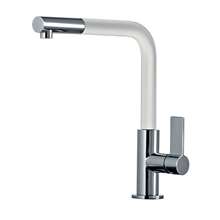 Picture of Clearwater Auriga White And Chrome Pull Out Tap