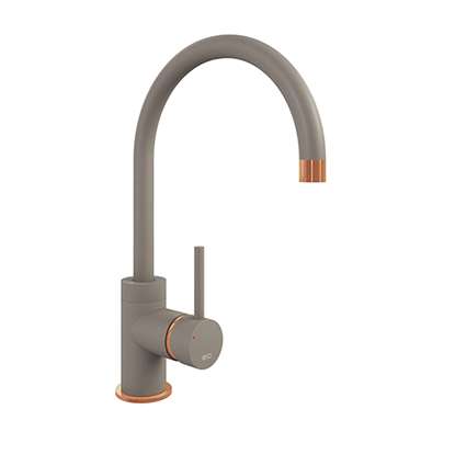 Picture of The 1810 Company: The 1810 Company Courbe Copper And Grey Tap