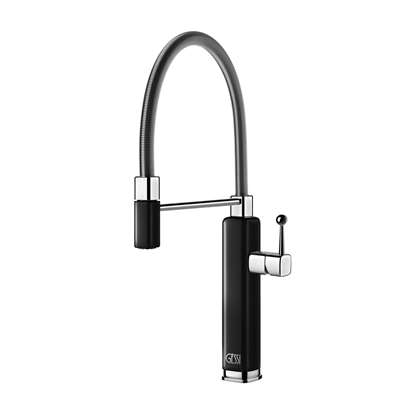 Picture of Gessi: Gessi Happy Glossy Black Tap