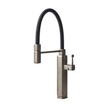 Picture of Gessi Happy Brushed Nickel and Black Tap