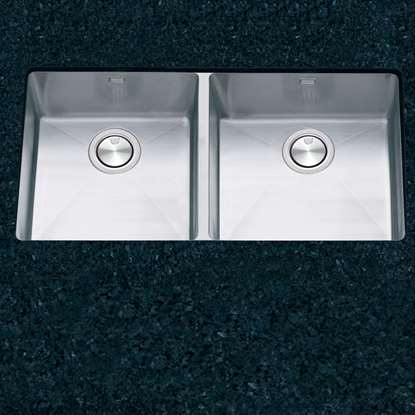 Picture of Clearwater: Clearwater Stereo Double Bowl Stainless Steel Sink