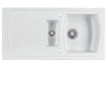 Picture of Thomas Denby Sonnet 1-5 White Ceramic Sink