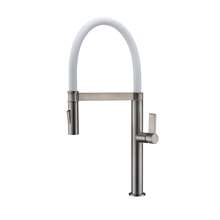 Picture of Clearwater Meridian White And Brushed Nickel Pull Out Tap