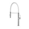 Picture of Clearwater Meridian White And Chrome Pull Out Tap