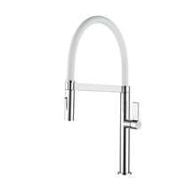 Picture of Clearwater Meridian White And Chrome Pull Out Tap