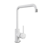 Picture of The 1810 Company Cascata Square Chrome And White Tap