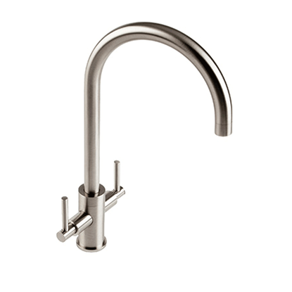 Picture of The 1810 Company: The 1810 Company Curvato Slim Brushed Steel Tap