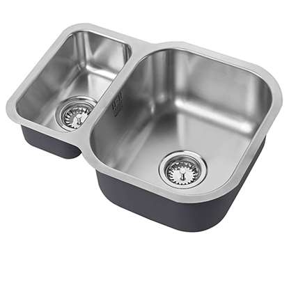 Picture of The 1810 Company: The 1810 Company Etroduo 589/450U Reversible Stainless Steel Sink