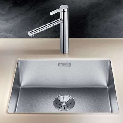 Picture of Blanco: Blanco Claron 500-U Durinox Stainless Steel Sink