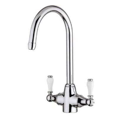 Picture of Blanco: Blanco Vicus Twin Lever Chrome Tap