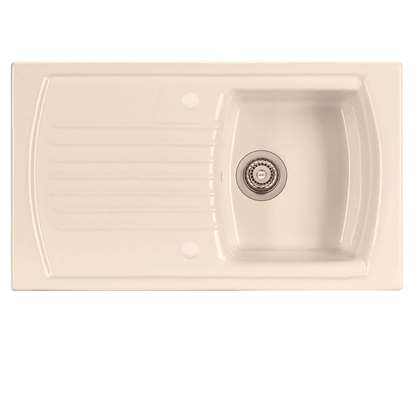 Picture of Thomas Denby: Thomas Denby Sonnet Champagne Ceramic Sink