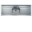 Picture of Clearwater: Clearwater Contract Square Front 63DDSF Stainless Steel Sink