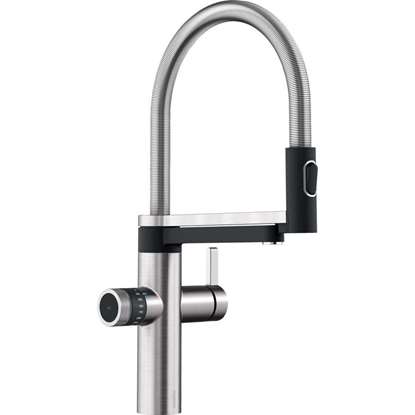 Picture of Blanco: Blanco Evol-S Pro Hot and Filter PVD Steel Tap