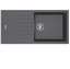 Picture of Clearwater: Clearwater Tivoli D100L Basalt Granite Sink