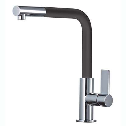 Picture of Clearwater: Clearwater Auriga White And Brushed Nickel Pull Out Tap
