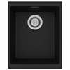 Picture of Clearwater Siena Single Bowl 340 Nero Granite sink