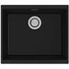 Picture of Clearwater Siena Single Bowl 500 Nero Granite sink