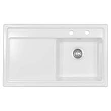 Picture of Thomas Denby Opus Compact White Ceramic Sink