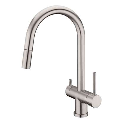 Picture of Clearwater: Clearwater Toledo 3 In 1 Pull Out Filter Brushed Nickel Tap