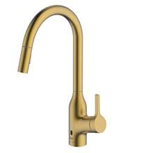 Picture of Clearwater Amelio Sensor Pull Out Brushed Brass Tap